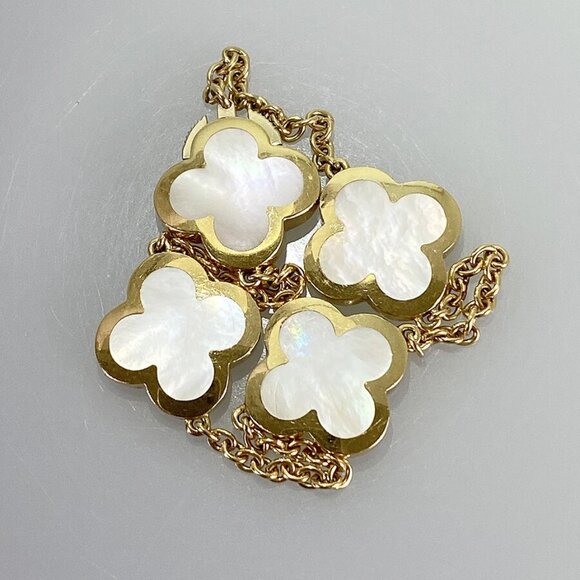 Van Cleef & Arpels Pure Alhambra Yellow gold shell Bracelet - Picture 6 of 14